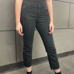 CHRISTOPHER AND BANKS SIZE 10 PETIT black jeans